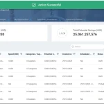 4. Report creation successful