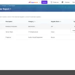5. Select the report creation & click on supplier recommendation
